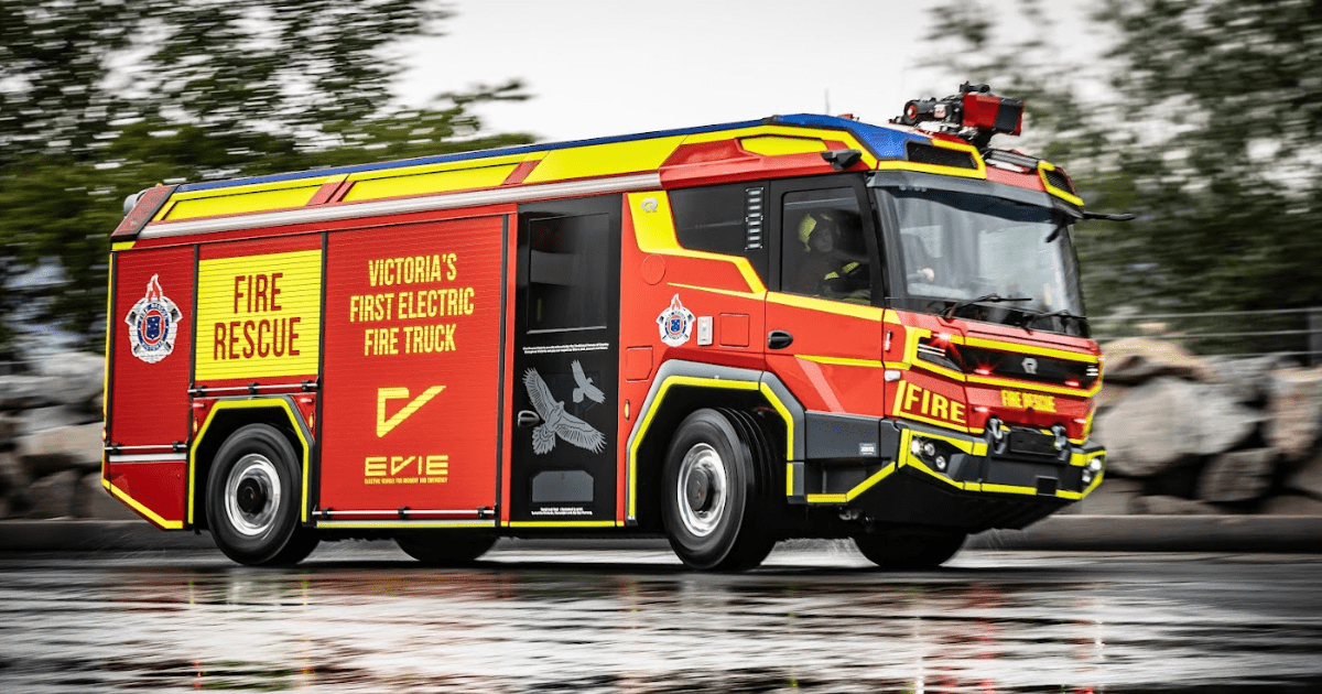 Fire truck electric car on sale